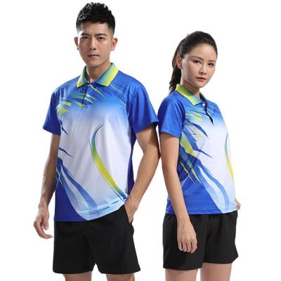 China Breathable New Design Badminton Table Tennis High Quality Quick Dry Custom Made Uniform For Men for sale