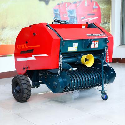 China Quadruple Mini Round Hay Baler Machine For Sale, ATV Agricultural Machinery Hay Rice Wheat Straw Bale Tractor Mounted Mini Hay Round Baler Machine for sale