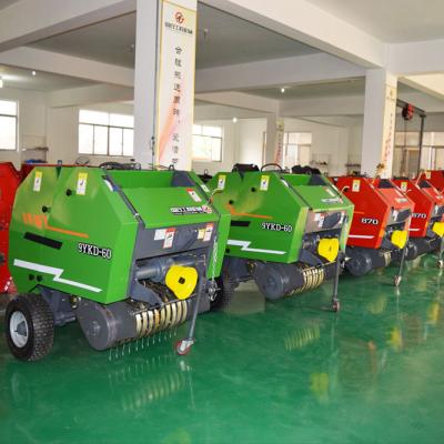 China Round Hay Balers Ce Approved Yk 0850 Mini Round Baler For Grass Tractor Farm Hay Rice Wheat Straw Bale Agriculture for sale