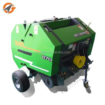 China Hay Rice Wheat Straw China Manufacturer Alfalfa Straw Hay Baler Machine Grass Baler Mini Round Hay Baler For Sale for sale