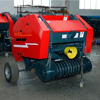 China Hay Rice Wheat Straw High Efficiency Agriculture Round Baler Tractor Net Baler Mini Round Baler And Wrapper For Sale for sale