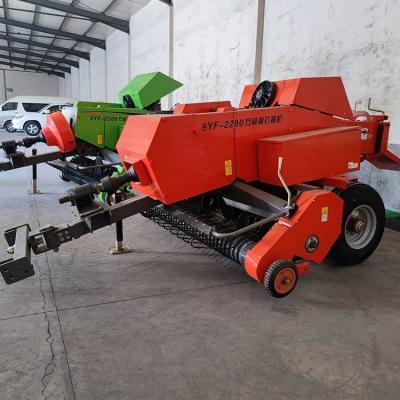 China Hay Baler Machine Mini Square Hay Baler Machine Mini Small Square Baler Hay Rice Wheat Straw Agricultural Baler for sale