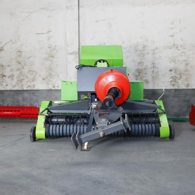 China Bale Hay Rice Wheat Straw Hot Sale Mini Square Baler Mini Square Hay Grass Dryer Square Baler Machine For Tractor for sale