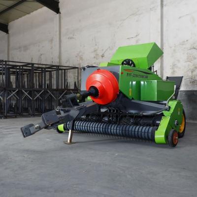 China Price of Hay Rice Wheat Straw Square Hay Balers Square Baler Bale Machine Mounted Mini Small Self-Powered Rice Square Baler for sale