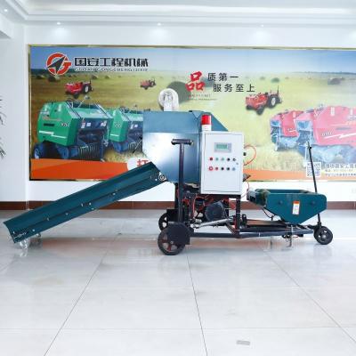 China Hay Rice Wheat Straw Bale Agriculture Silage Baler Silage Baler Machine Corn Straw Silage Baler For Animal Feed for sale