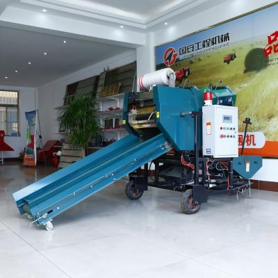 China Hay Rice Wheat Straw Farm Equipment CE Approved Mini Round Silage Baler Corn Silage Baler Machine for sale