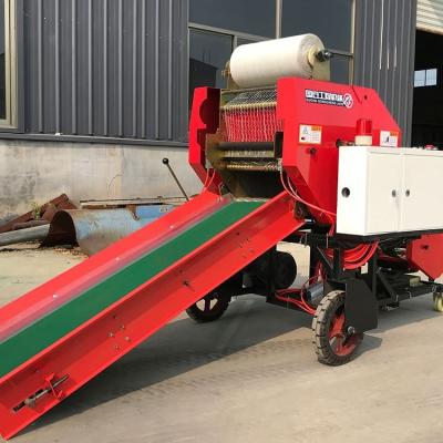 China Big Bale Hay Rice Wheat Straw Corn Silage Baler Silage Baler In Agriculture Straw Baler Machine For Grass for sale