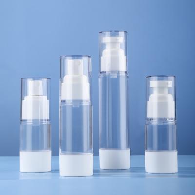 China Supplier 15ml 20ml 50ml Cosmetic Plastic Bottle Manufacturer Factory Price Airless White for sale