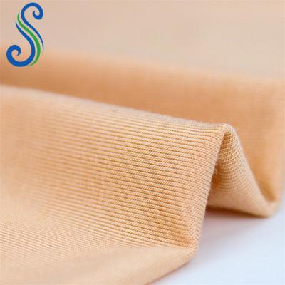 China Anti-Bacteria Anti Pill Recycled Polyester Bamboo Spandex Blended Jersey Fabric For Garment Short Sleeve for sale