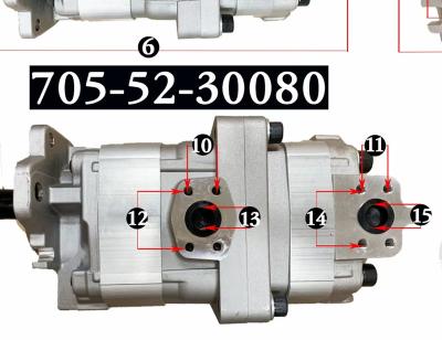 China Machinery Repair Shops Hydraulic Parts WA380/With A 470 Hydraulic Gear Pump For Wheel Loader Parts Gear Pump for sale