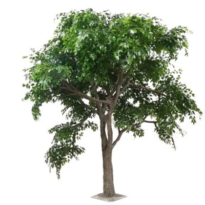 China Large Artificial Tree Artificial Tree Arbol Banyan Tree Fake Tree Large Eco-friendly Artificial Green Ficus Tree For Hotel Event Living Room Decoration for sale