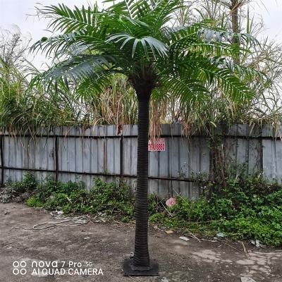 China tall coastal artificial straight indoor palm tree for fashion show decoration for sale