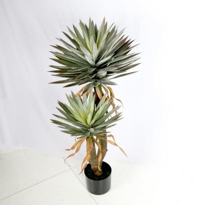 China Modern Artificial Sago Cycas Cycas Tree Agave Plants 150cm For Indoor for sale