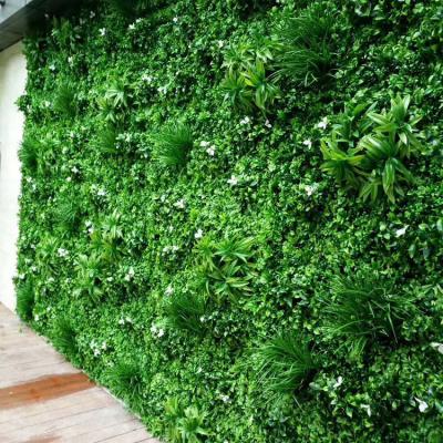 China Coastal Wholesale Fake Indoor Home Decoration Vertical Green Wall Grass Up Plants Artificial Grass Wall With Fire Proof for sale