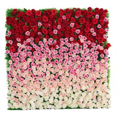 China Coastal Customize Artificial Wall Flowers For Living Room Photo Background Wall Decor for sale