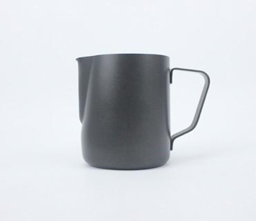 China EU DEU coffee tableware accessories tools stainless steel metal teflon milk jug pitcher for sale