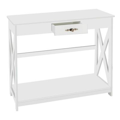 China Wholesale High Quality New Designs Modern Fashion White Console Table for sale