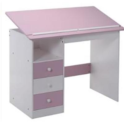 China Adjustable Height-Adjustable Children's Desk Children's Storage (Other) Kids Table Pink for sale