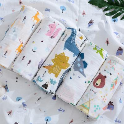 China Professional Factory Cotton Swaddle Blanket Newborn Baby Bamboo Muslin Non-Toxic Wrap Blankets for sale