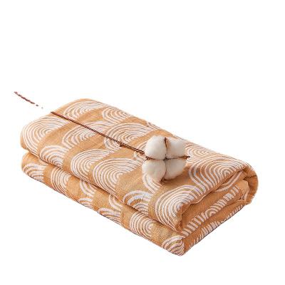 China Organic Cotton Wearable Skin-Friendly Baby Wrap 4 Layer Muslin Blanket Wrap Blankets for sale