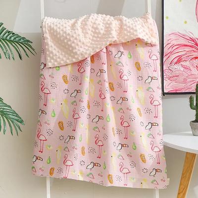 China Viable Comfort Infant Sleep Comforter Muslin Direct Selling Baby Blanket Security Blankets for sale