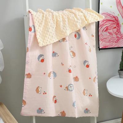 China New Arrival Baby Comfort Infant Muslin Sustainable Sleep Blanket Security Blankets for sale