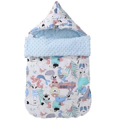 China Custom 100% Cotton Envelope Sleeping Bag Infant Baby Crib Breathable Envelopes for sale