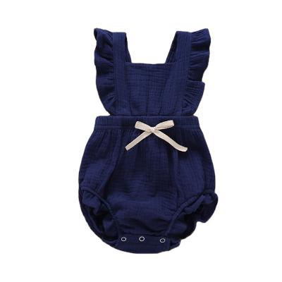 China Hot Baby Rompers Newborn Baby Sleeveless Summer Rompers Sleeveless Rompers For Baby for sale