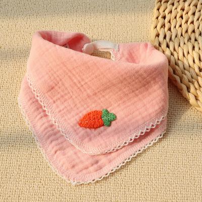 China Washable recommend mother and baby products cotton gauze towel drooling baby bibs for sale