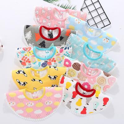 China 360 Degree Drooling Baby Boy Girl Saliva Towel Wholesale Waterproof Washable Baby Bibs for sale