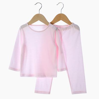 China Breathable Summer Long Sleeve Toddler Kids Boys And Girls Sleepwear Pajama Sets for sale