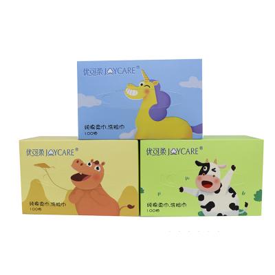 China Skin Care Factory Supply Hot Price 100% Cotton Organic Facial Cleansing Cloth for sale