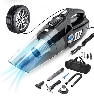 China Hot Sale Car Aspiradora Handheld 4 in 1 12V 70W High Suction Car Vacuum Cleaner with Digital Display Function for sale