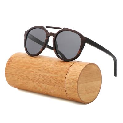 China Polarized Green Kids Bamboo Wooden Sunglasses Fashion Lady Polarized UV400 Wooden Bamboo Sunglasses for sale