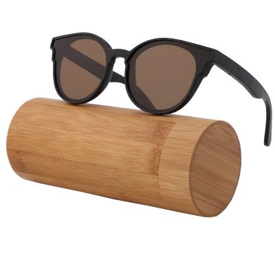 China Fashion Sunglasses New Style Black Bamboo Sunglasses UV400 Polarized Novelty Design Free Engrave Logo Sun Glasses for sale