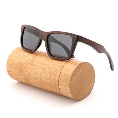 China New Fashion Sunglasses Fashion Sunglasses Square Shades Men And Woman Polarized Brown Bamboo Sunglasses for sale