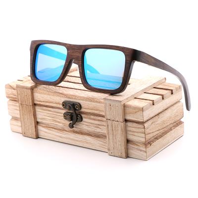 China Custom Wooden Sunglasses High Quality Eco-Friendly Cheap Bamboo Sunglasses Brown Fashion Sunglasses for sale