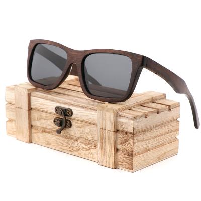 China Fashion sunglasses shape custom made sunglasses 2021 men's women's sunglasses wooden bamboo polarized for sale