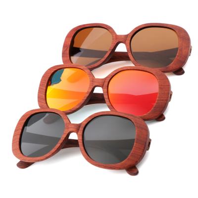 China 100% 400 Protection Sun Glasses Men Brazil Pear Frame UV Ready Current Unisex Women Polarized Wooden Sun Glasses for sale