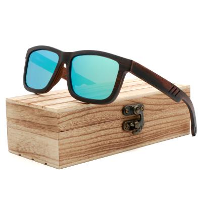 China CE Men's UV400 Wooden Sunglasses Polarized Polarized Bamboo Certificate Handmade Wooden Ladies Sun Glasses for sale