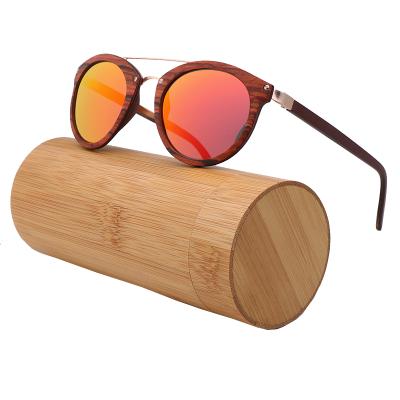 China 100% UV 400 Protection Newly Arrive Designer Wood Frame Metal Sunglasses Free Engrave Logo Polarized Lentes De Sol Sunglasses for sale