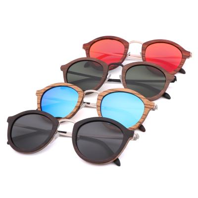 China 100% Protection 100% Protection Fashion Style Sunglasses Men Women Custom Leg Metal UV Cool Custom Leg Wooden Frame Dark Glasses for sale