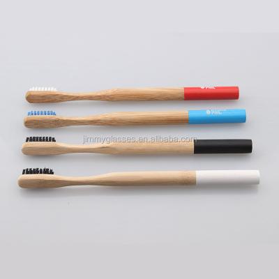 China Eco-friendly Disposable Organic Bamboo Toothbrush Bristle Biodegradable Bamboo Toothbrush BT012 for sale