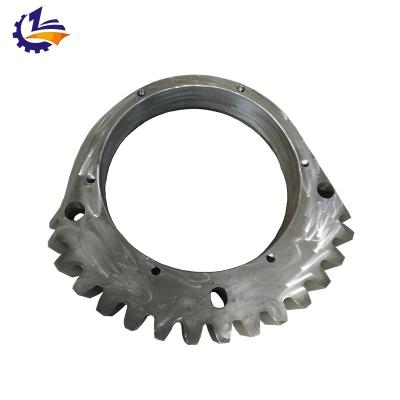 China Building Material Shops Factory Made Large Alloy Steel Module Gear CNC Turn Machining Gear Ball Mill Parts Forged Steel Pinion Spur Gear for sale