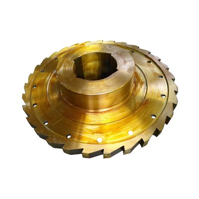 China Building Material Stores China Manufacturer Supply Non-Standard Transmission Helical Gear Custom 42CrMo4 Forged Steel Large Ratchet for sale