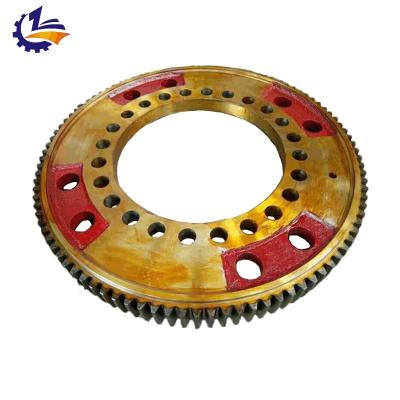 China Manufacturer Customized Spiral Ball Mill 35crmo Mechanical Equipment Transmission Parts Big Diameter Forged Steel Spur Gear Transmission Big Sprocket for sale