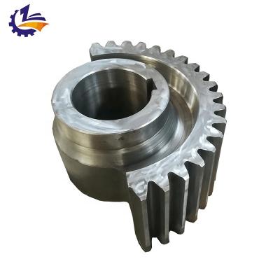 China Mechanical Hardware Transmission OEM Customized XinxiangYiming 30CrMnSi Parts Forged Steel Gear Transmission Gear Alloy Steel High Quality Gear for sale