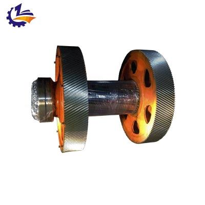 China Hot Selling Building Material Stores OEM Forged Gear 34CrNiMo6 Big Double Helical Modulus Small Gear Herringbone Set for sale