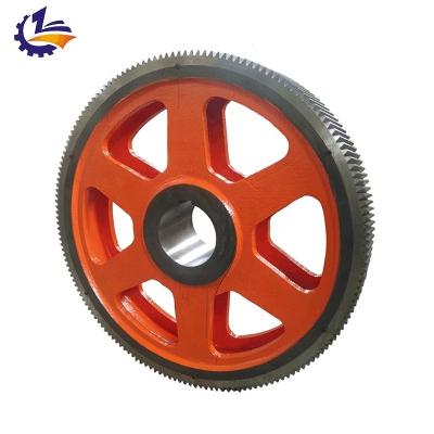 China Building Material Shops XinxiangYiming Non-Standard Transmission Gear Custom 4340 Helical Spur Gear Module Steel Forged Large for sale