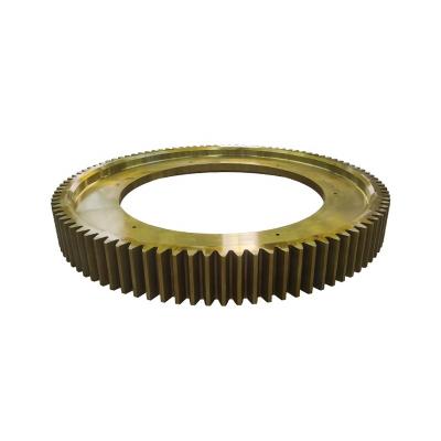 China Cranes Customized Large Modulus Ring Forged Steel Rotary Kiln Rotary Forged Steel Ring Gear Large Diameter for sale